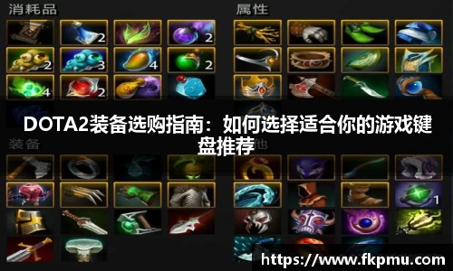 DOTA2装备选购指南：如何选择适合你的游戏键盘推荐